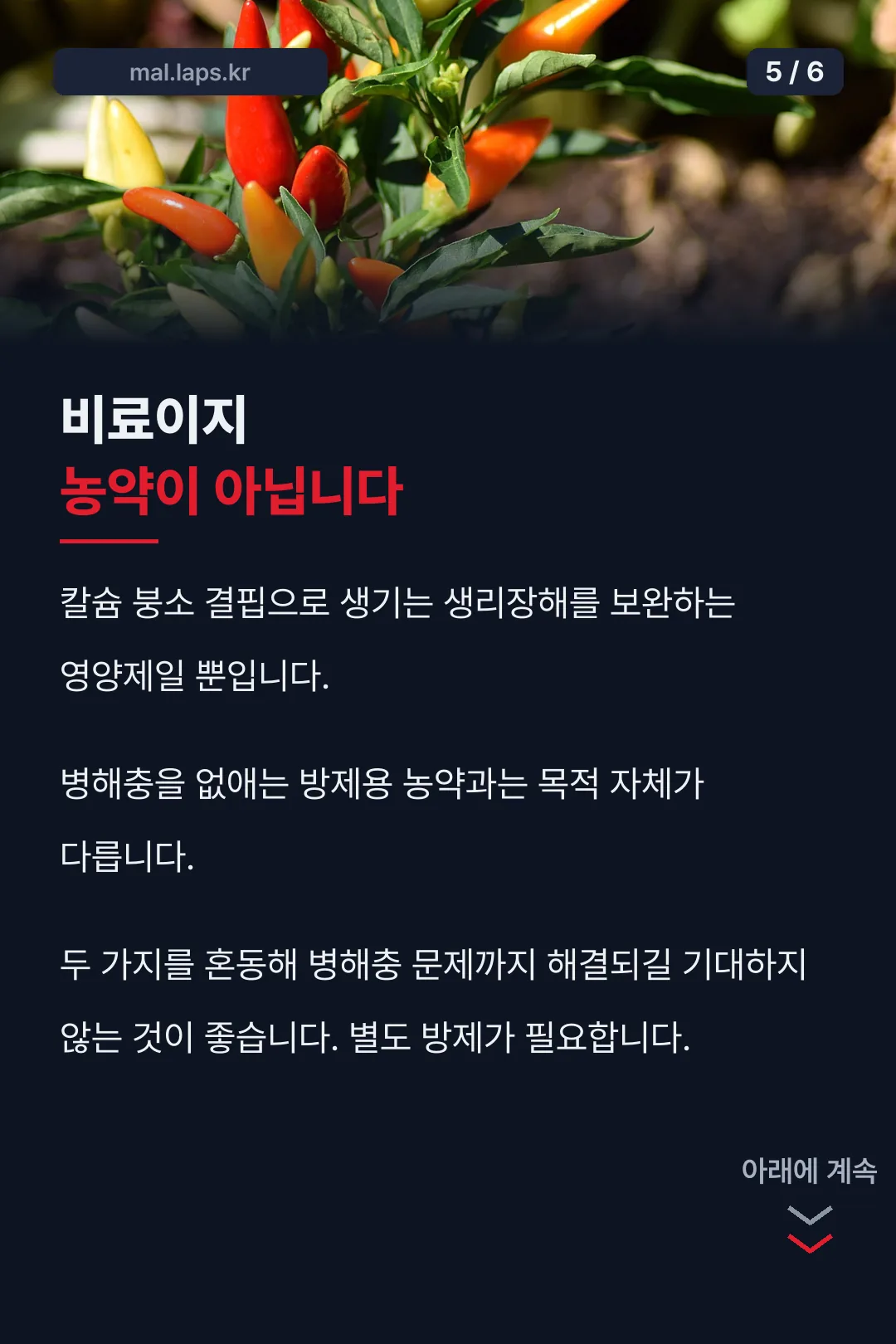 비료와 농약의 차이