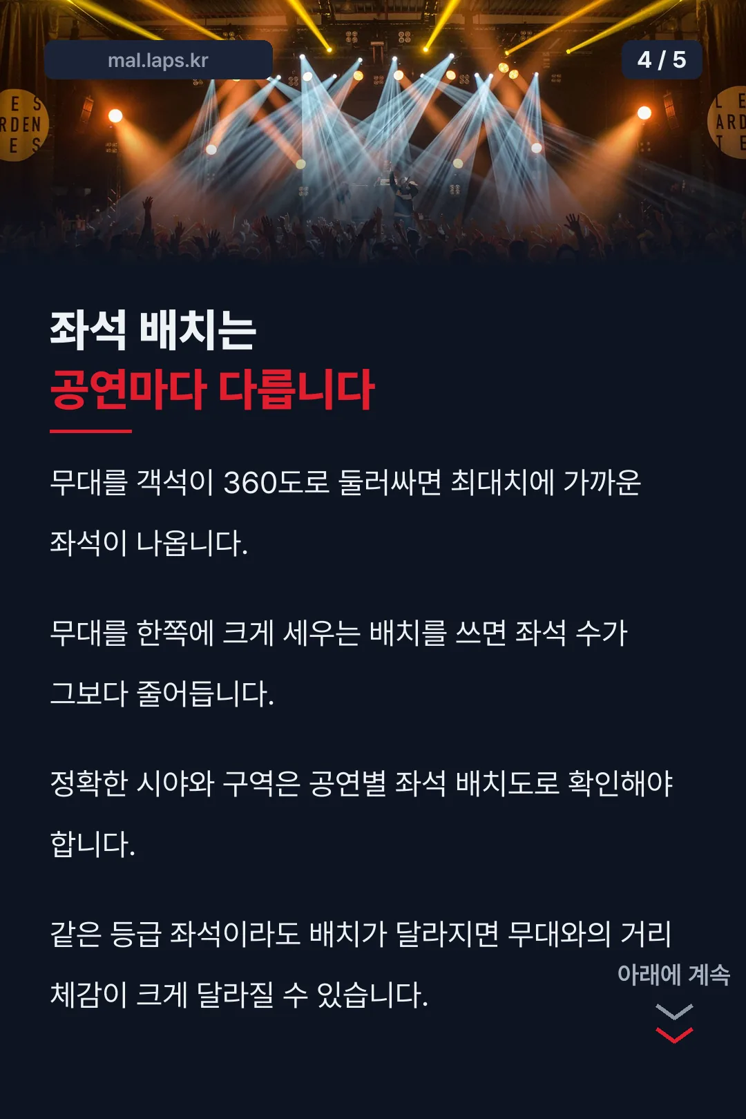 좌석 배치 구조