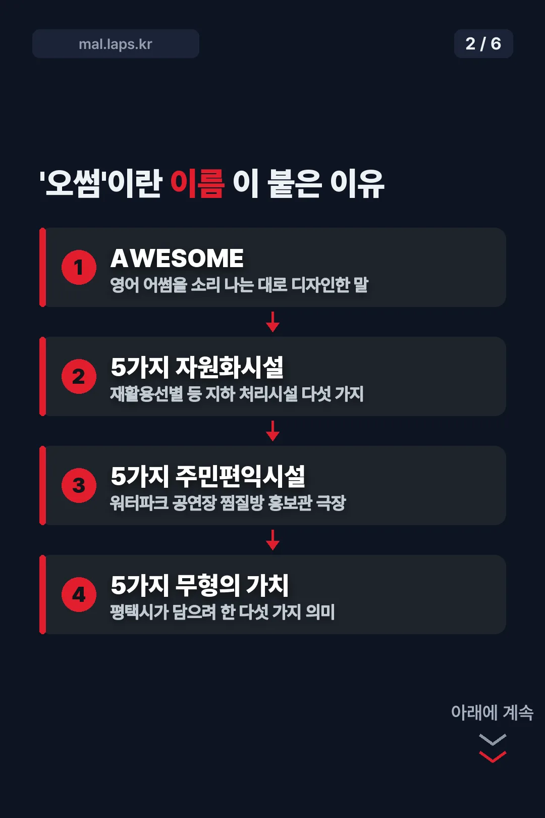 '오썸'이라는 이름이 붙은 이유