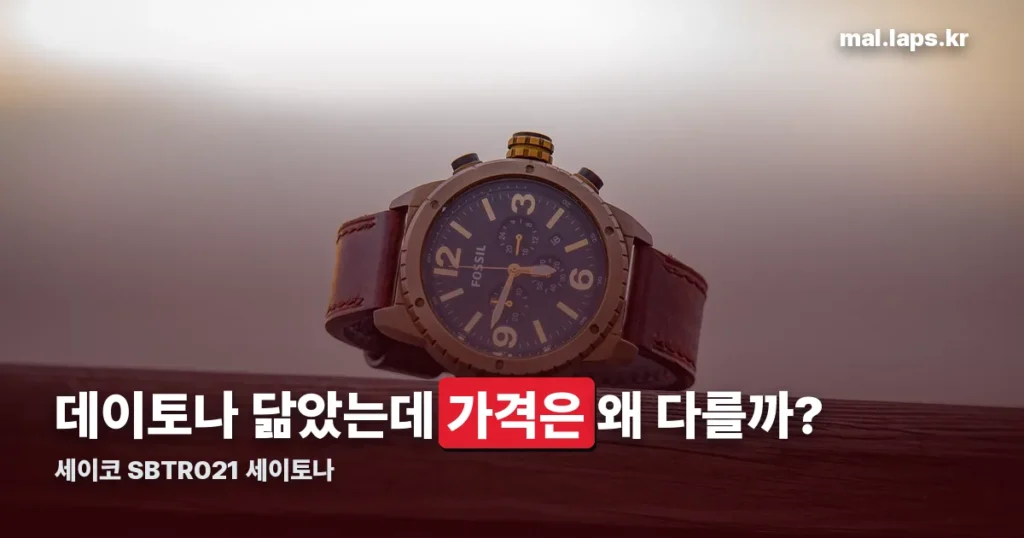 세이코 SBTR021 정리 썸네일