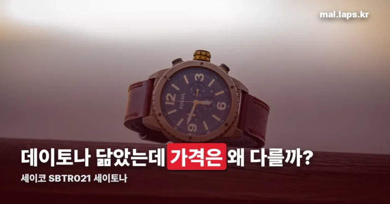 세이코 SBTR021 정리 썸네일